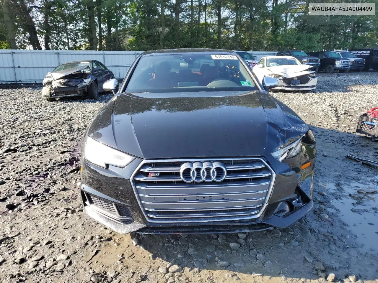 2018 Audi S4 Premium Plus VIN: WAUB4AF45JA004499 Lot: 61510335