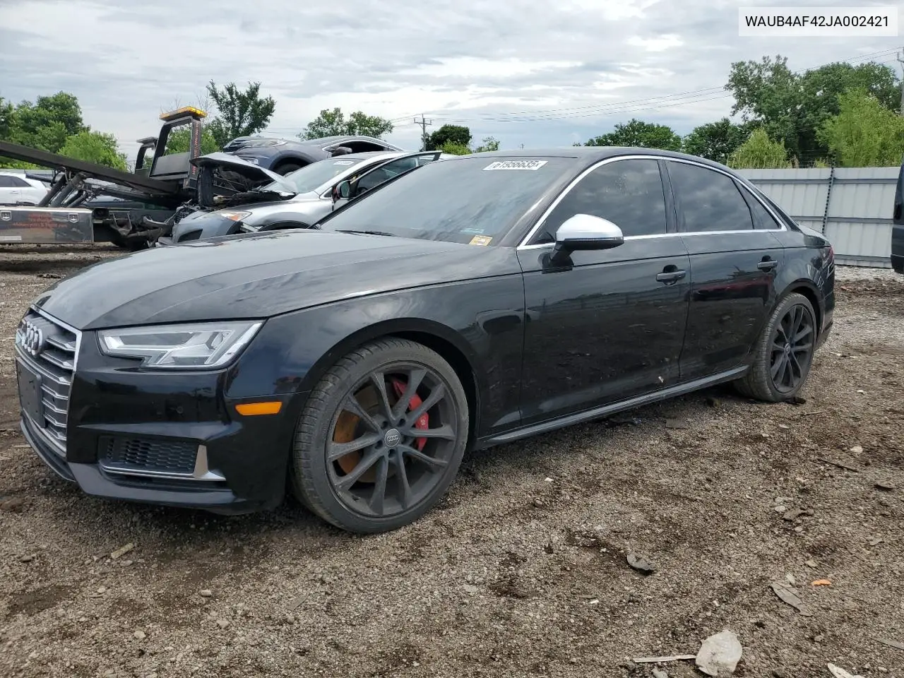 2018 Audi S4 Premium Plus VIN: WAUB4AF42JA002421 Lot: 61956635