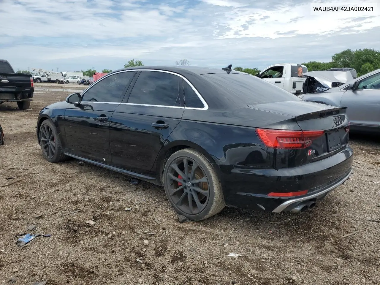 2018 Audi S4 Premium Plus VIN: WAUB4AF42JA002421 Lot: 61956635