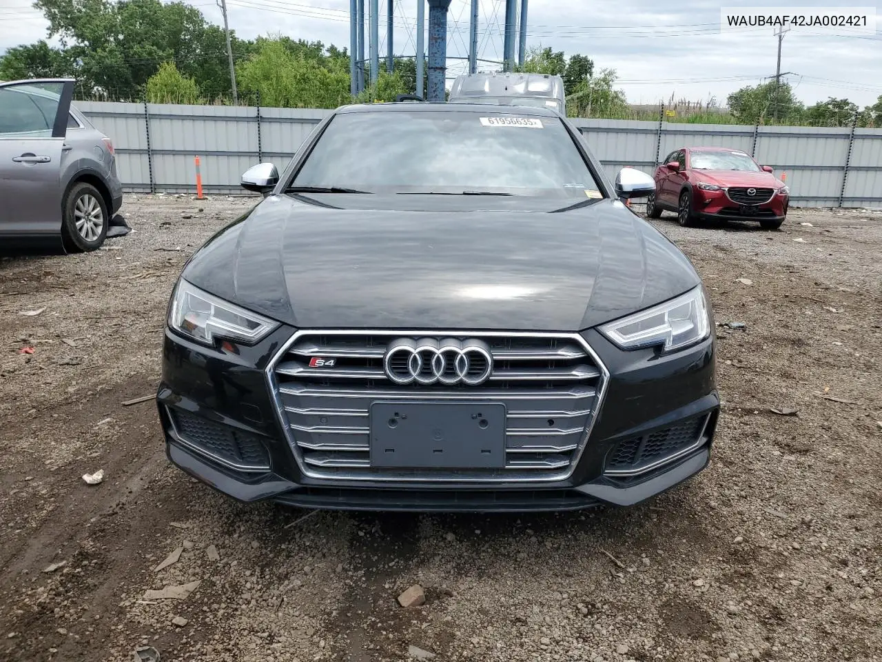 2018 Audi S4 Premium Plus VIN: WAUB4AF42JA002421 Lot: 61956635