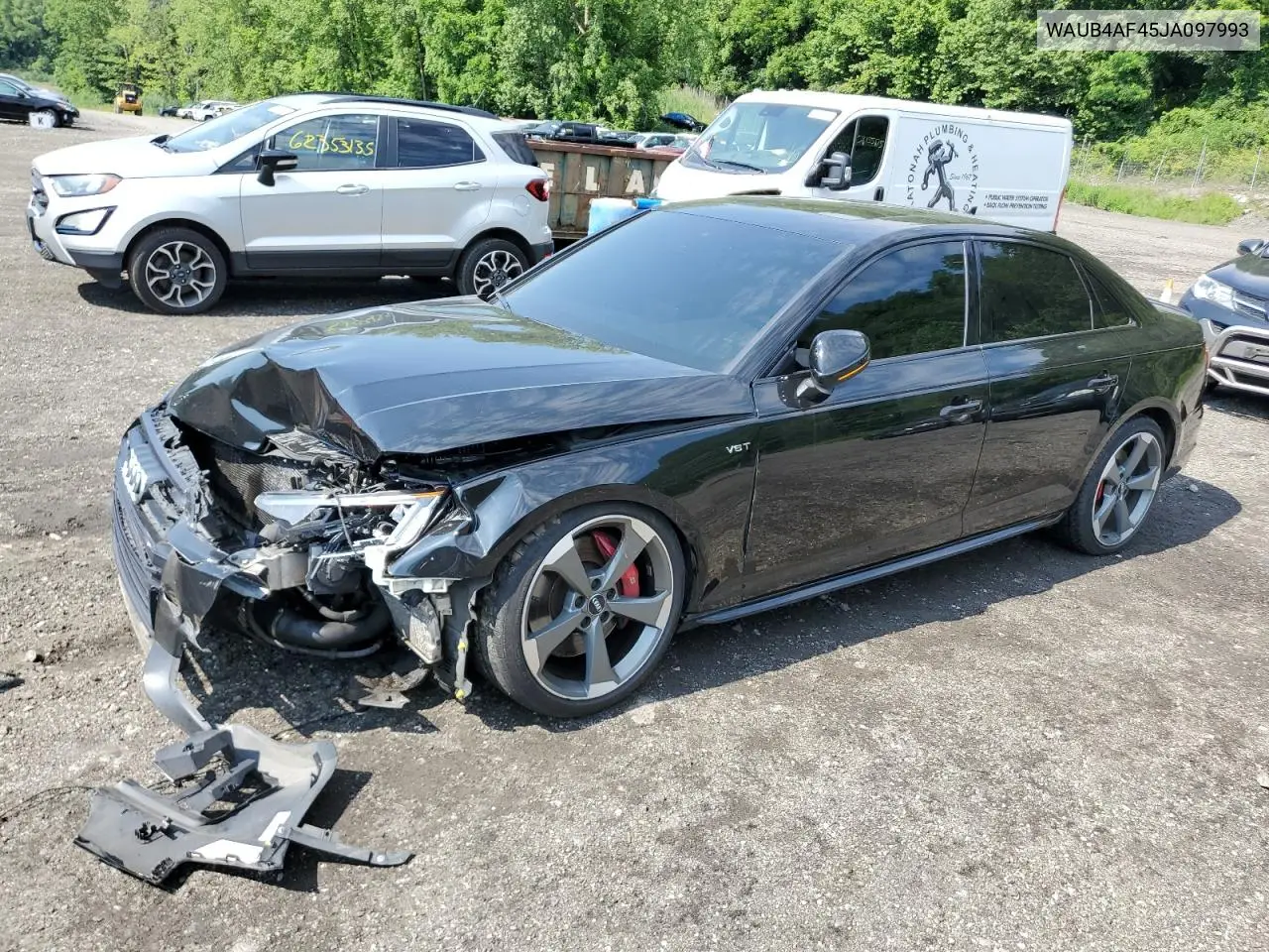 2018 Audi S4 Premium Plus VIN: WAUB4AF45JA097993 Lot: 62834355