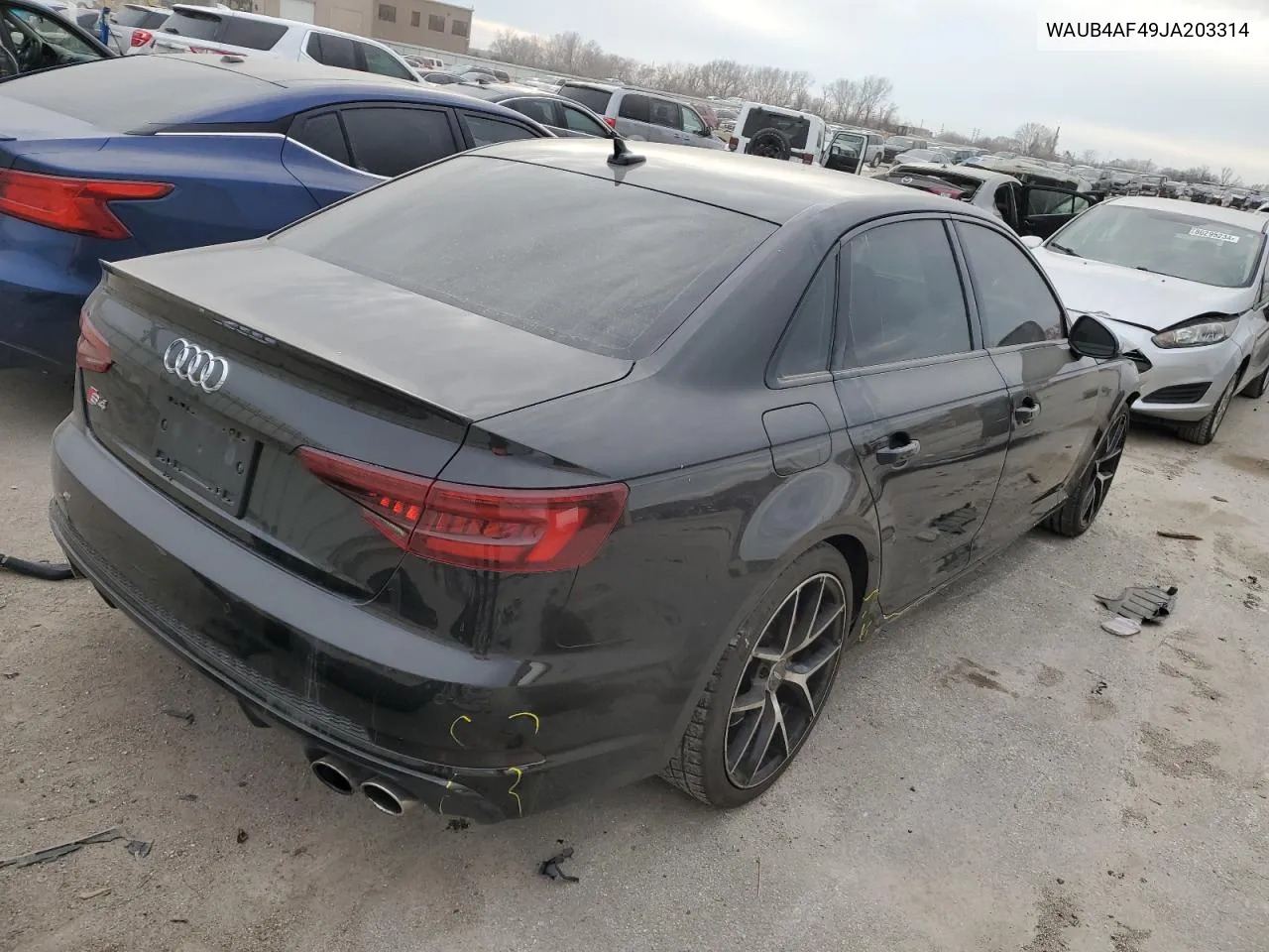 2018 Audi S4 Premium Plus VIN: WAUB4AF49JA203314 Lot: 83093654