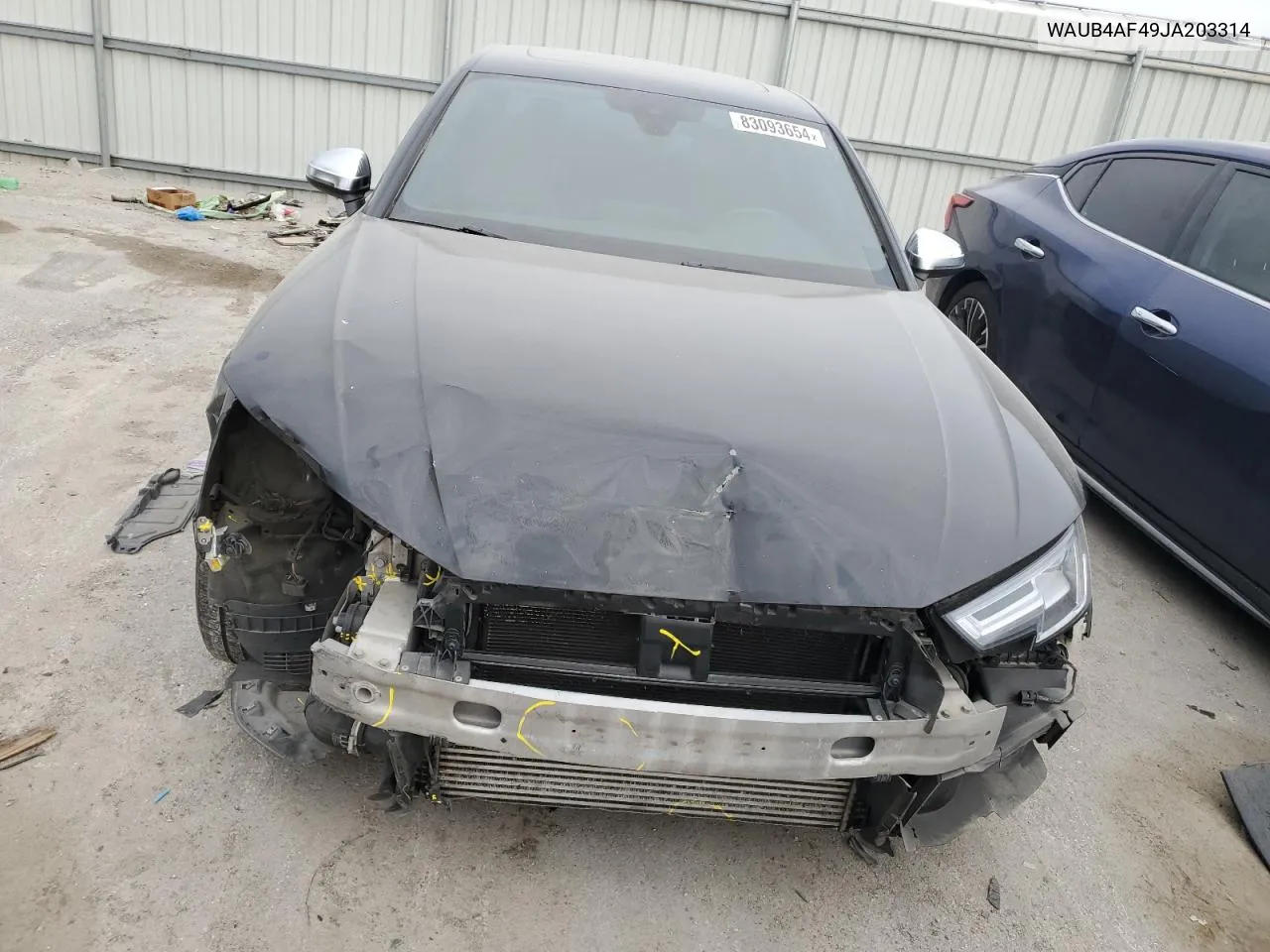 2018 Audi S4 Premium Plus VIN: WAUB4AF49JA203314 Lot: 83093654