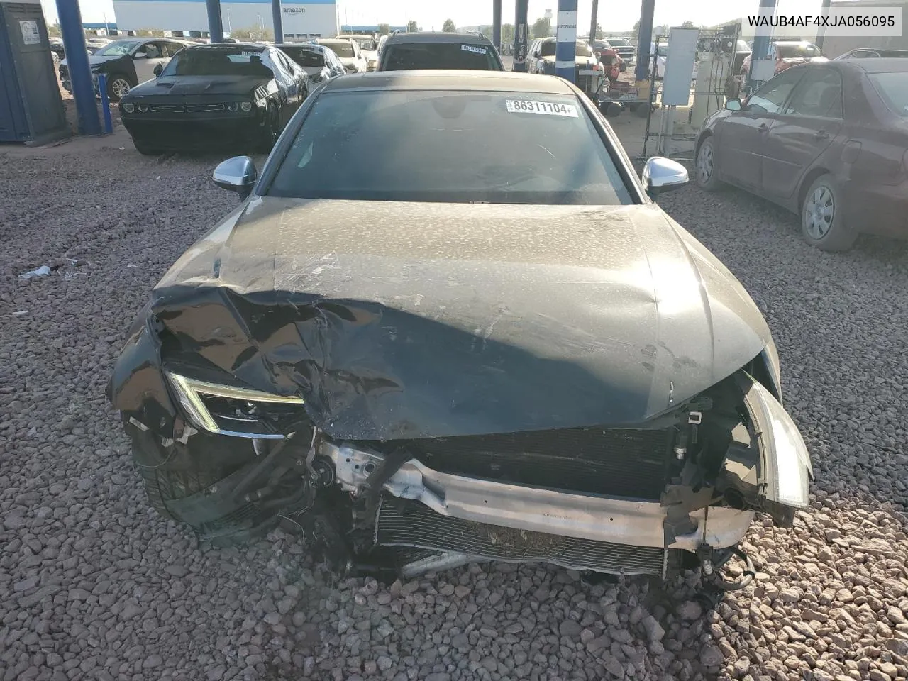 2018 Audi S4 Premium Plus VIN: WAUB4AF4XJA056095 Lot: 86311104