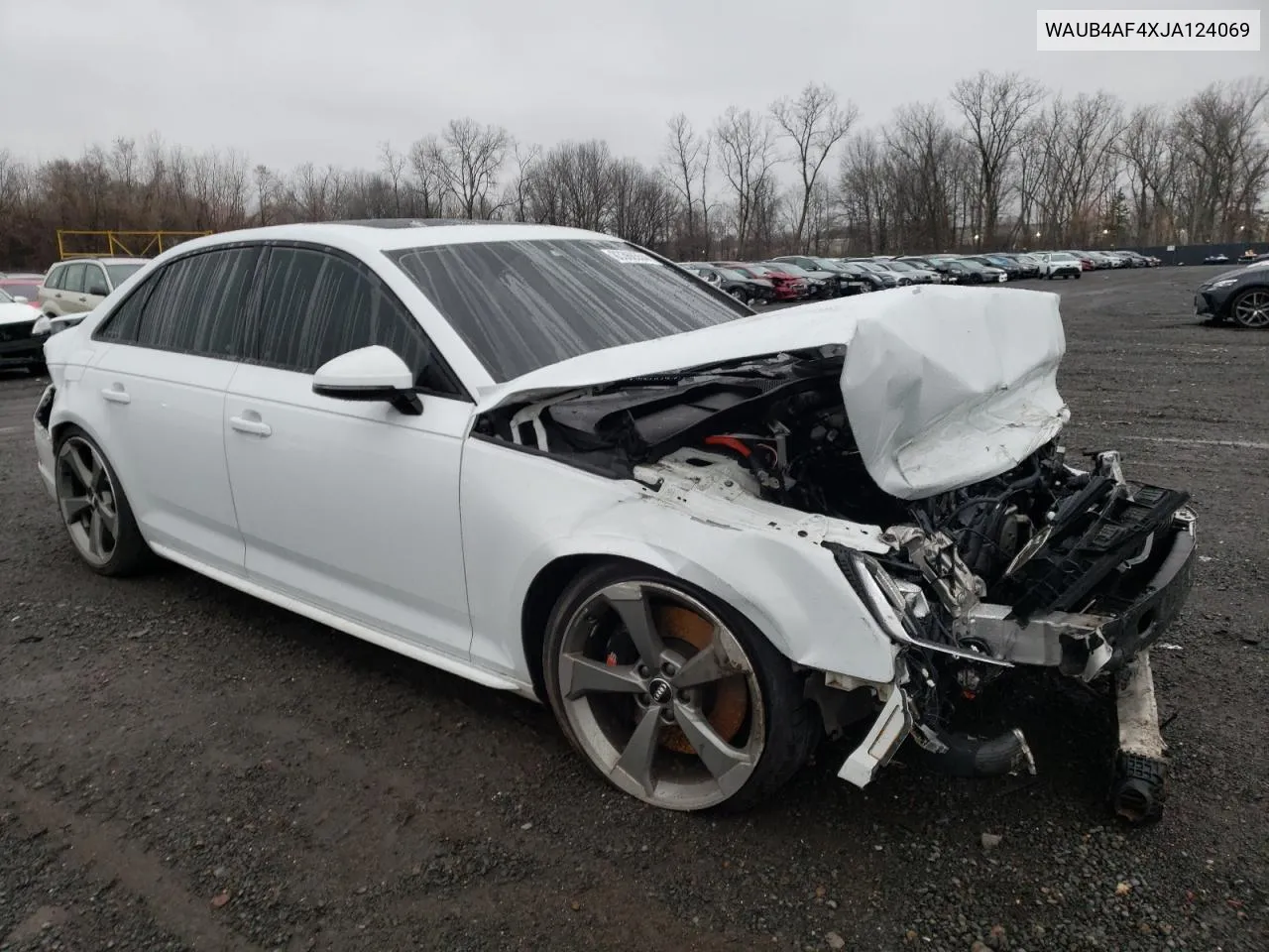 2018 Audi S4 Premium Plus VIN: WAUB4AF4XJA124069 Lot: 87669205