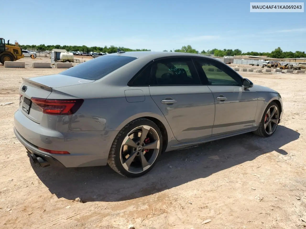 2019 Audi S4 Prestige VIN: WAUC4AF41KA069243 Lot: 55179145