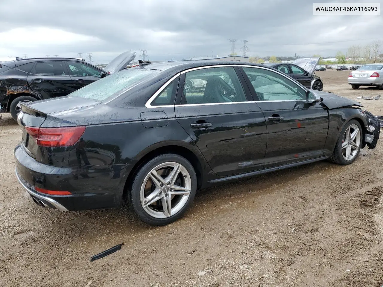 2019 Audi S4 Prestige VIN: WAUC4AF46KA116993 Lot: 55222725