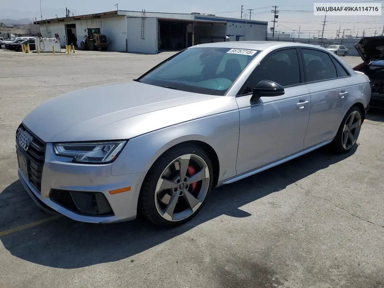 2019 Audi S4 Premium Plus VIN: WAUB4AF49KA114716 Lot: 55757715