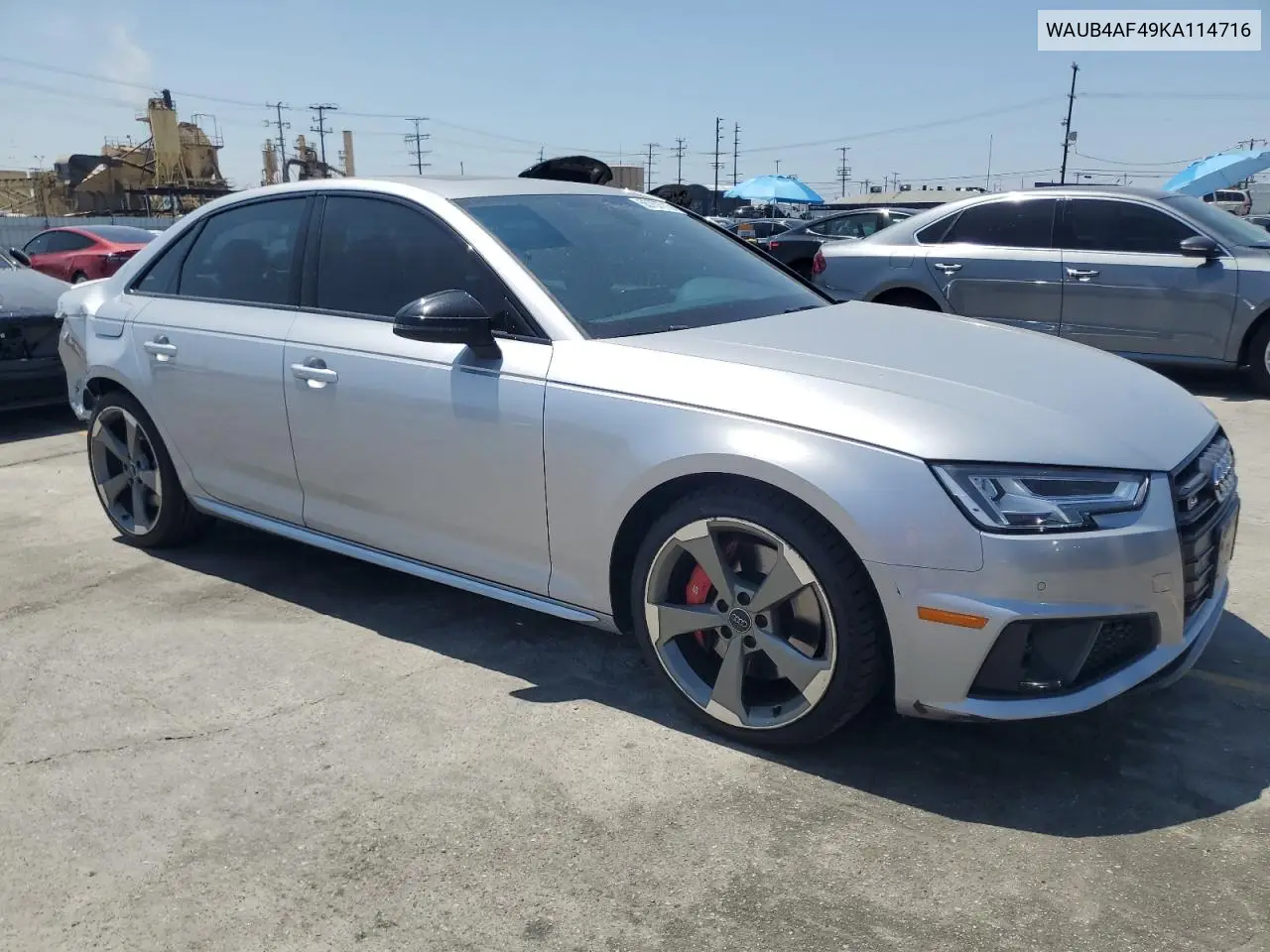 2019 Audi S4 Premium Plus VIN: WAUB4AF49KA114716 Lot: 55757715