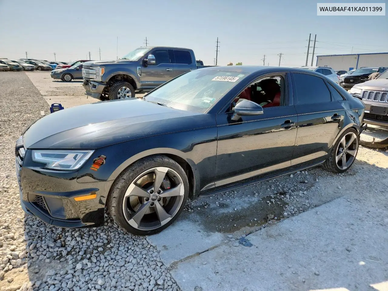 2019 Audi S4 Premium Plus VIN: WAUB4AF41KA011399 Lot: 57596145