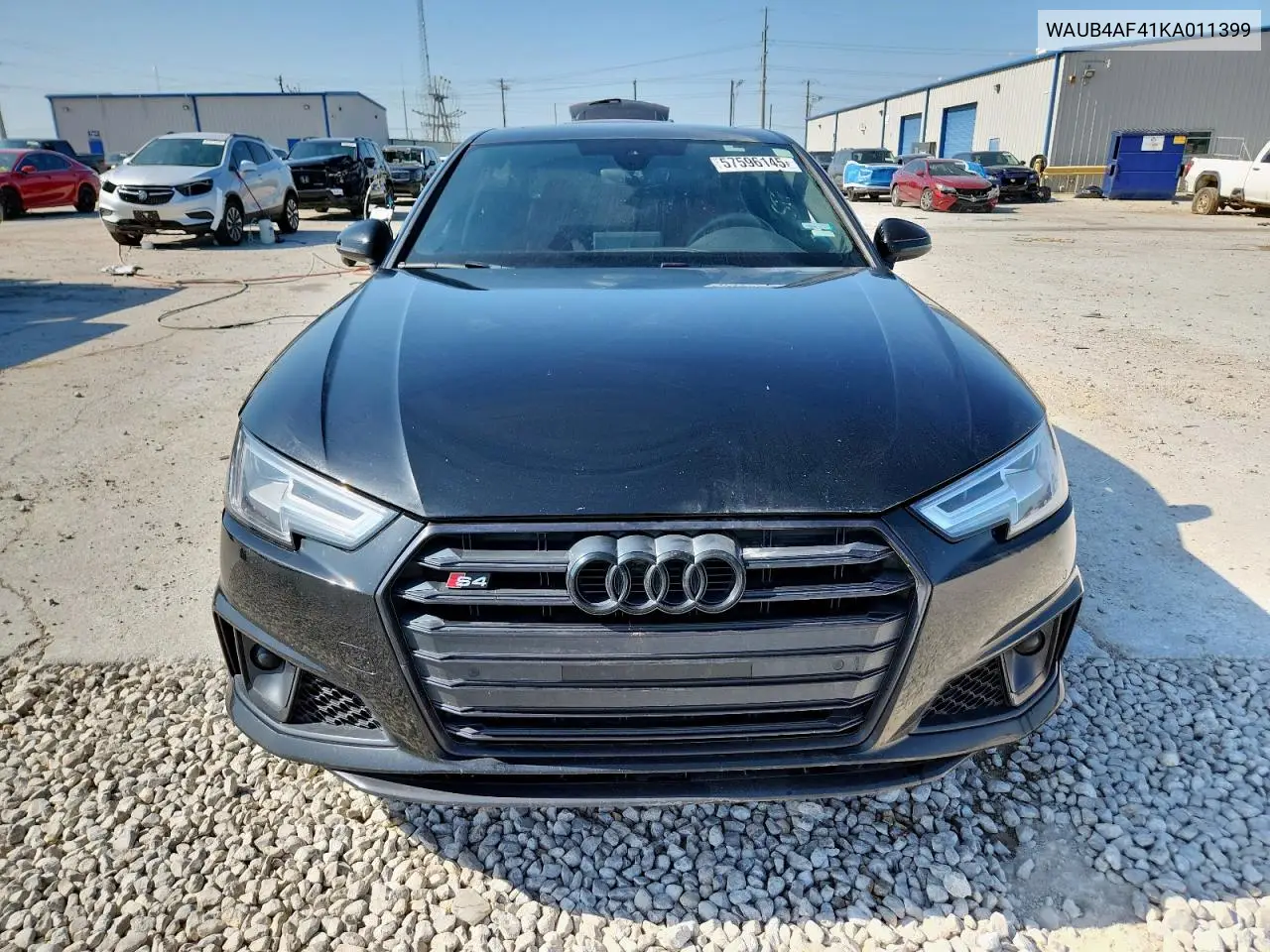 2019 Audi S4 Premium Plus VIN: WAUB4AF41KA011399 Lot: 57596145