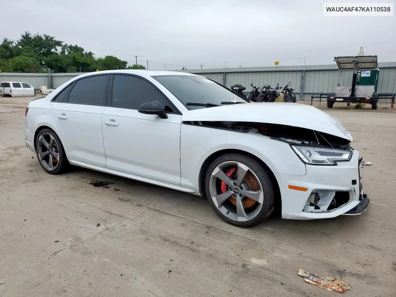 2019 Audi S4 Prestige VIN: WAUC4AF47KA110538 Lot: 59810365