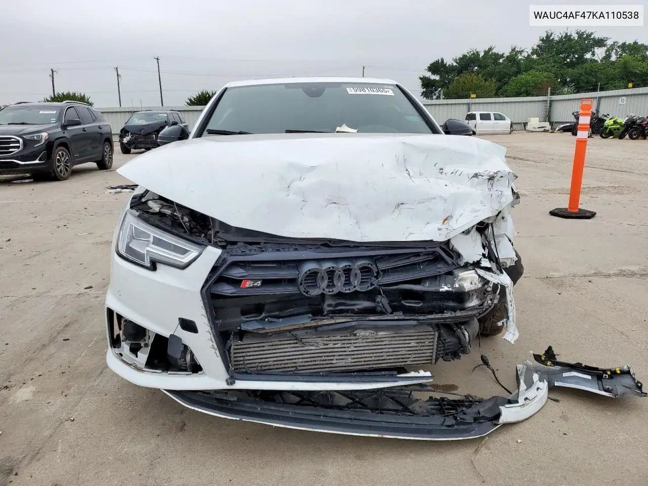2019 Audi S4 Prestige VIN: WAUC4AF47KA110538 Lot: 59810365