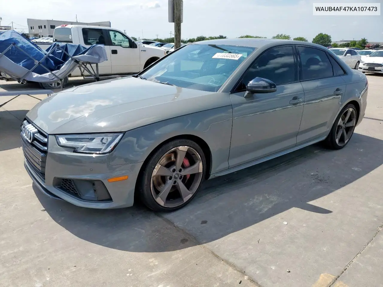 2019 Audi S4 Premium Plus VIN: WAUB4AF47KA107473 Lot: 61030565