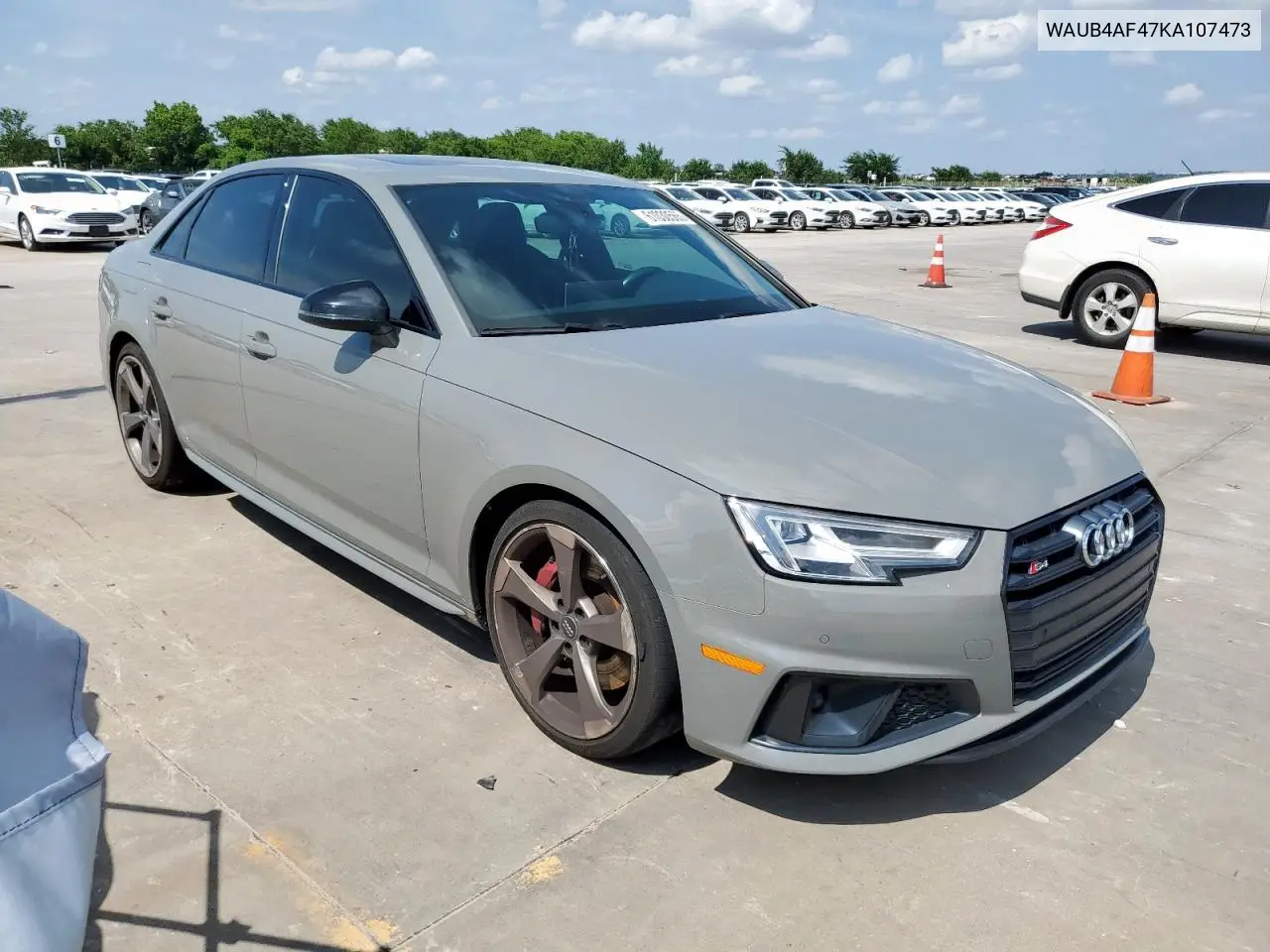 2019 Audi S4 Premium Plus VIN: WAUB4AF47KA107473 Lot: 61030565