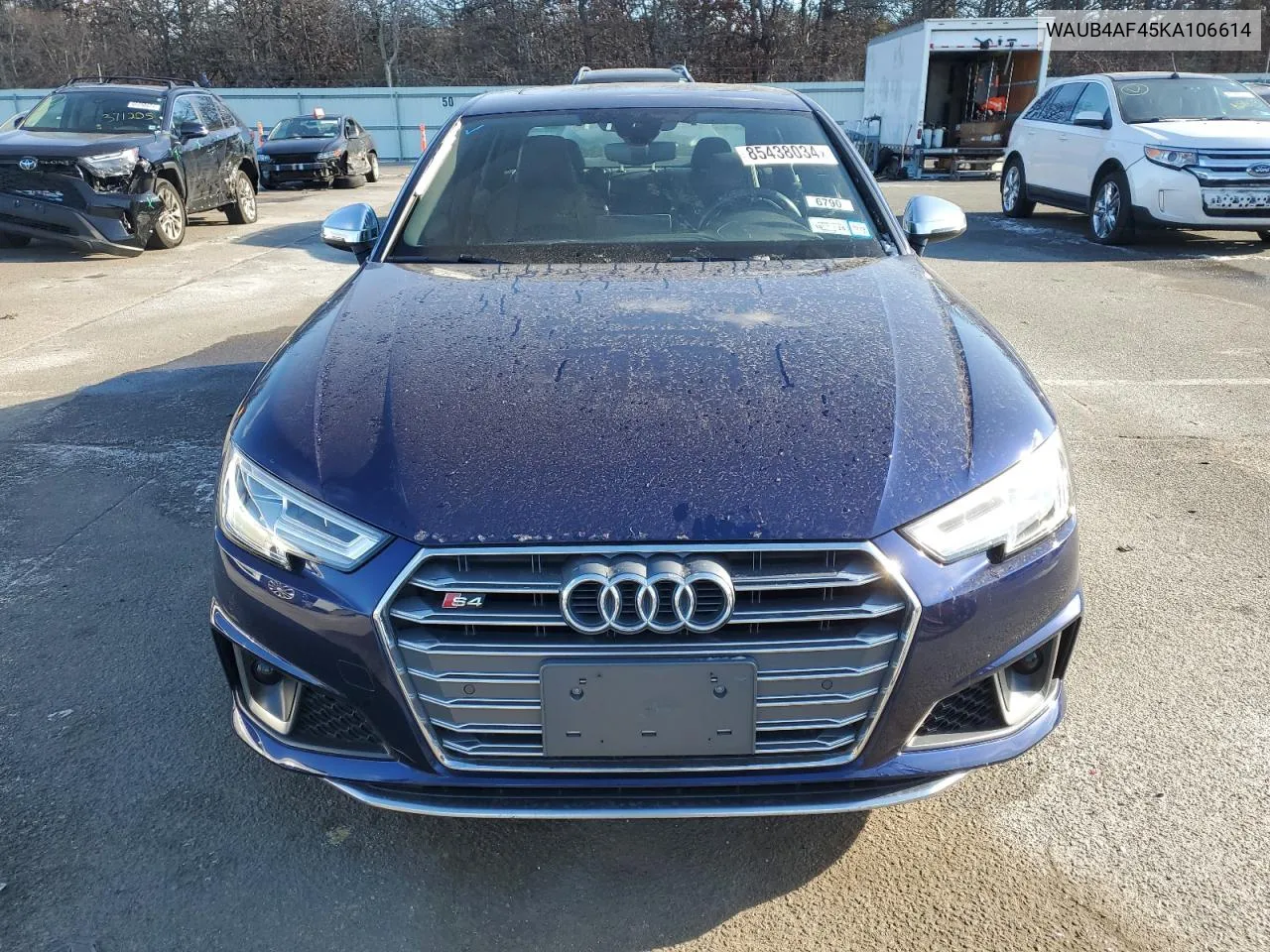 2019 Audi S4 Premium Plus VIN: WAUB4AF45KA106614 Lot: 85438034
