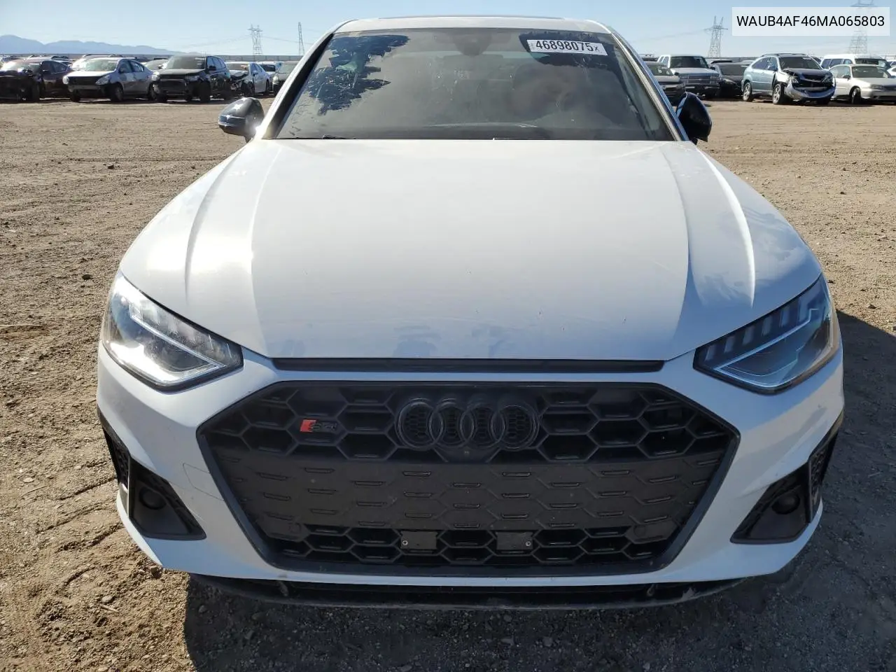 2021 Audi S4 Premium Plus VIN: WAUB4AF46MA065803 Lot: 46898075