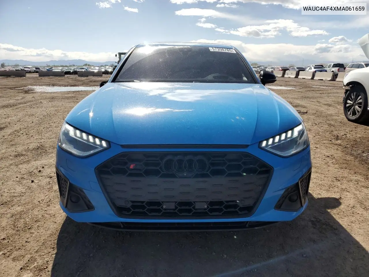 2021 Audi S4 Prestige VIN: WAUC4AF4XMA061659 Lot: 57350765