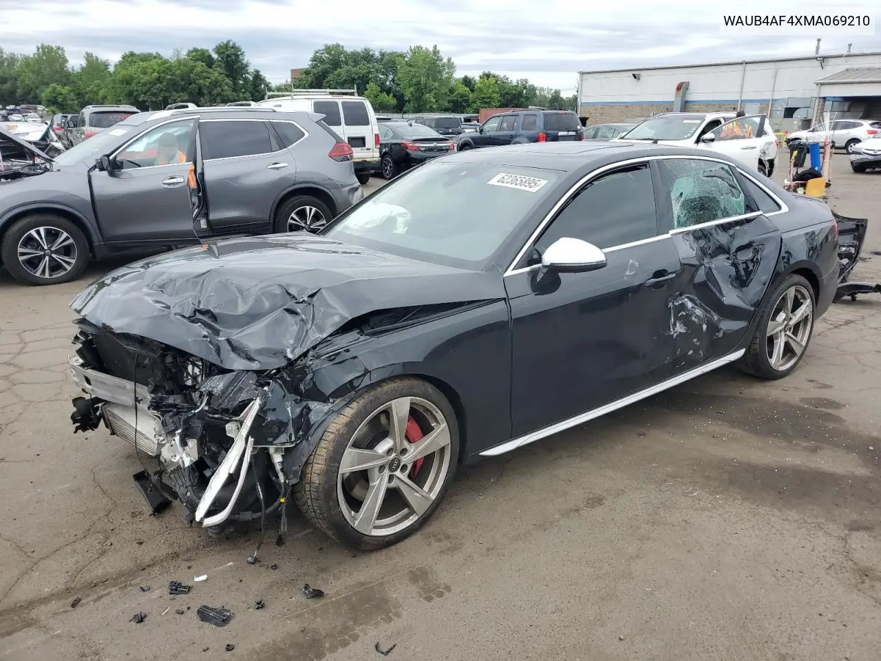 2021 Audi S4 Premium Plus VIN: WAUB4AF4XMA069210 Lot: 62365895