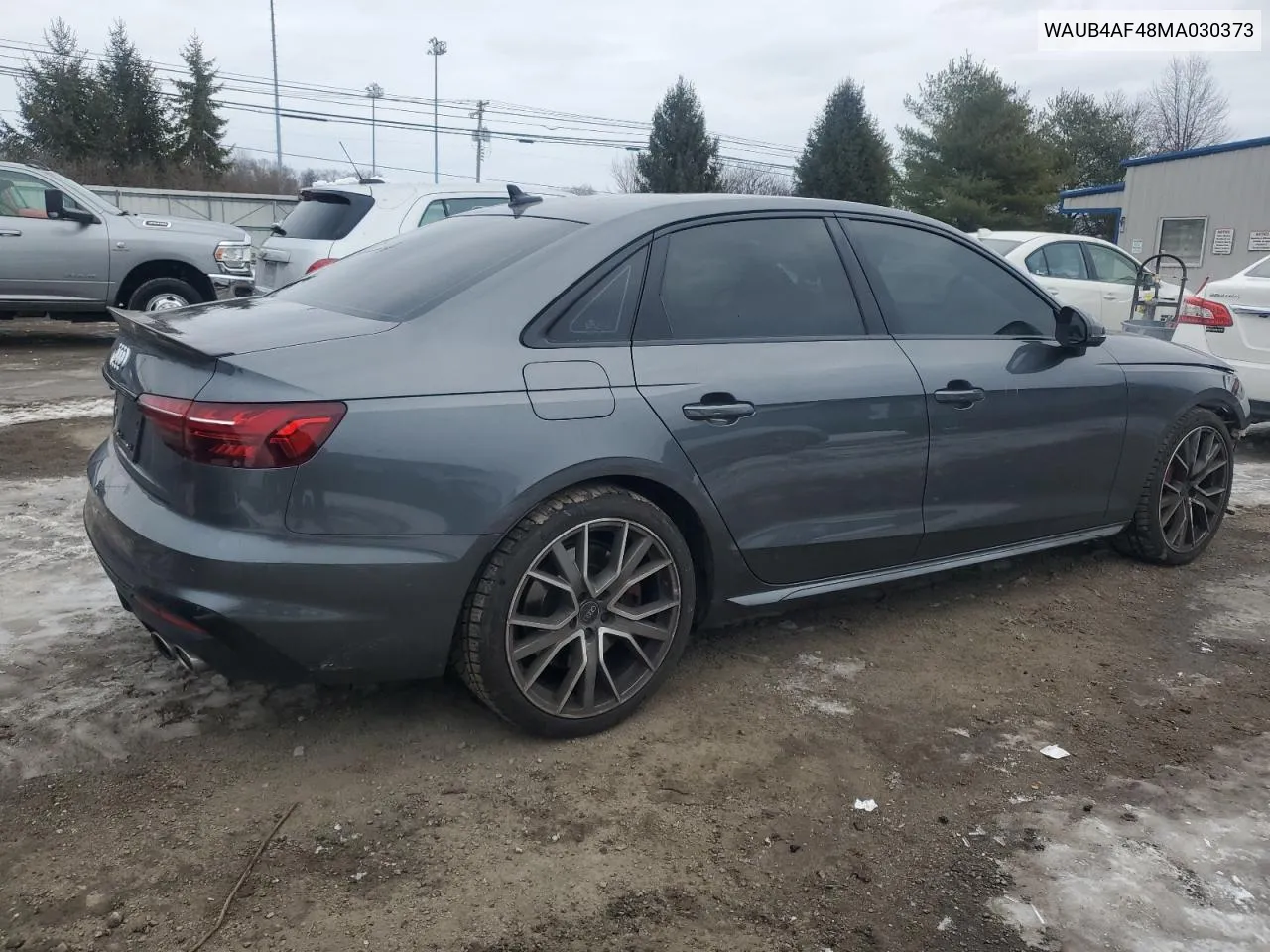 2021 Audi S4 Premium Plus VIN: WAUB4AF48MA030373 Lot: 86342474