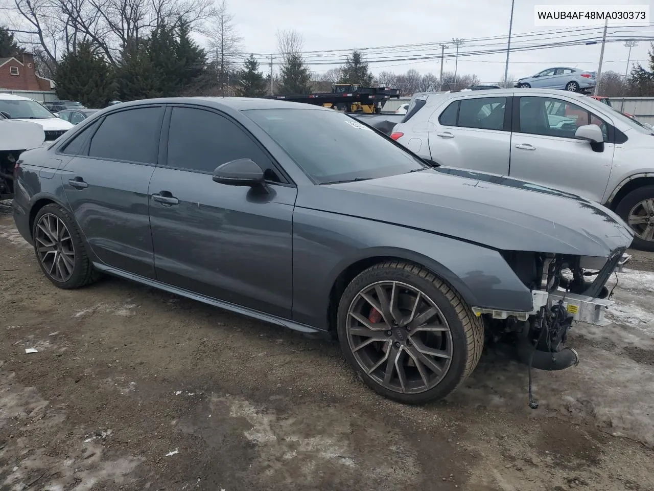 2021 Audi S4 Premium Plus VIN: WAUB4AF48MA030373 Lot: 86342474