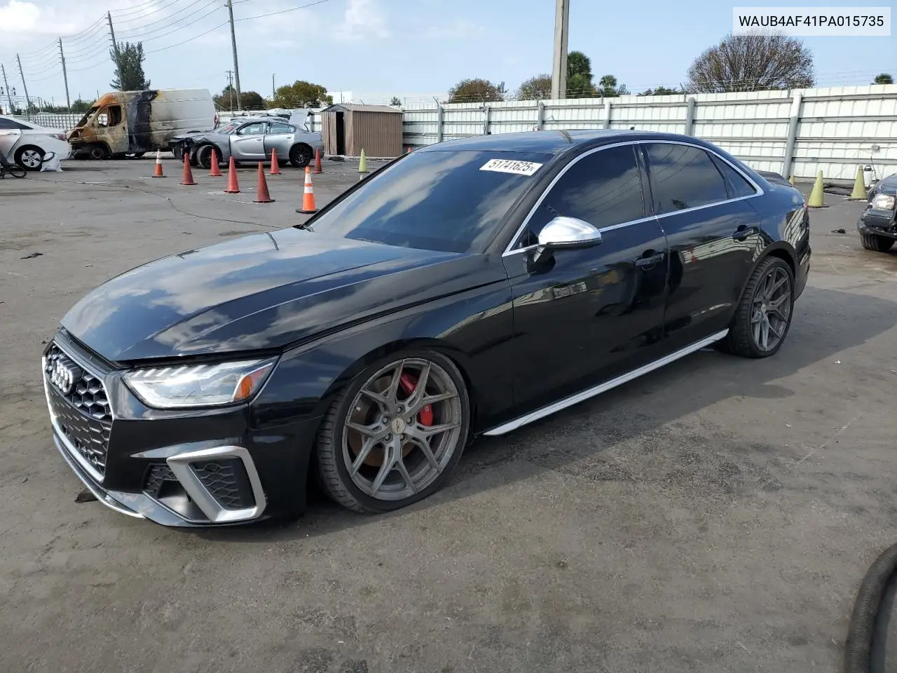 2023 Audi S4 Premium Plus VIN: WAUB4AF41PA015735 Lot: 51741625