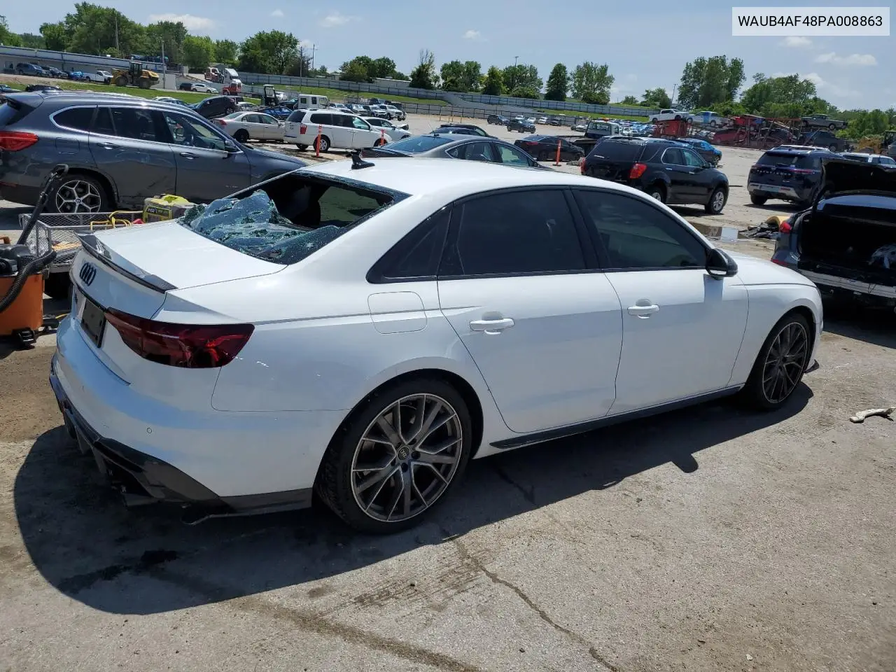 2023 Audi S4 Premium Plus VIN: WAUB4AF48PA008863 Lot: 58702485