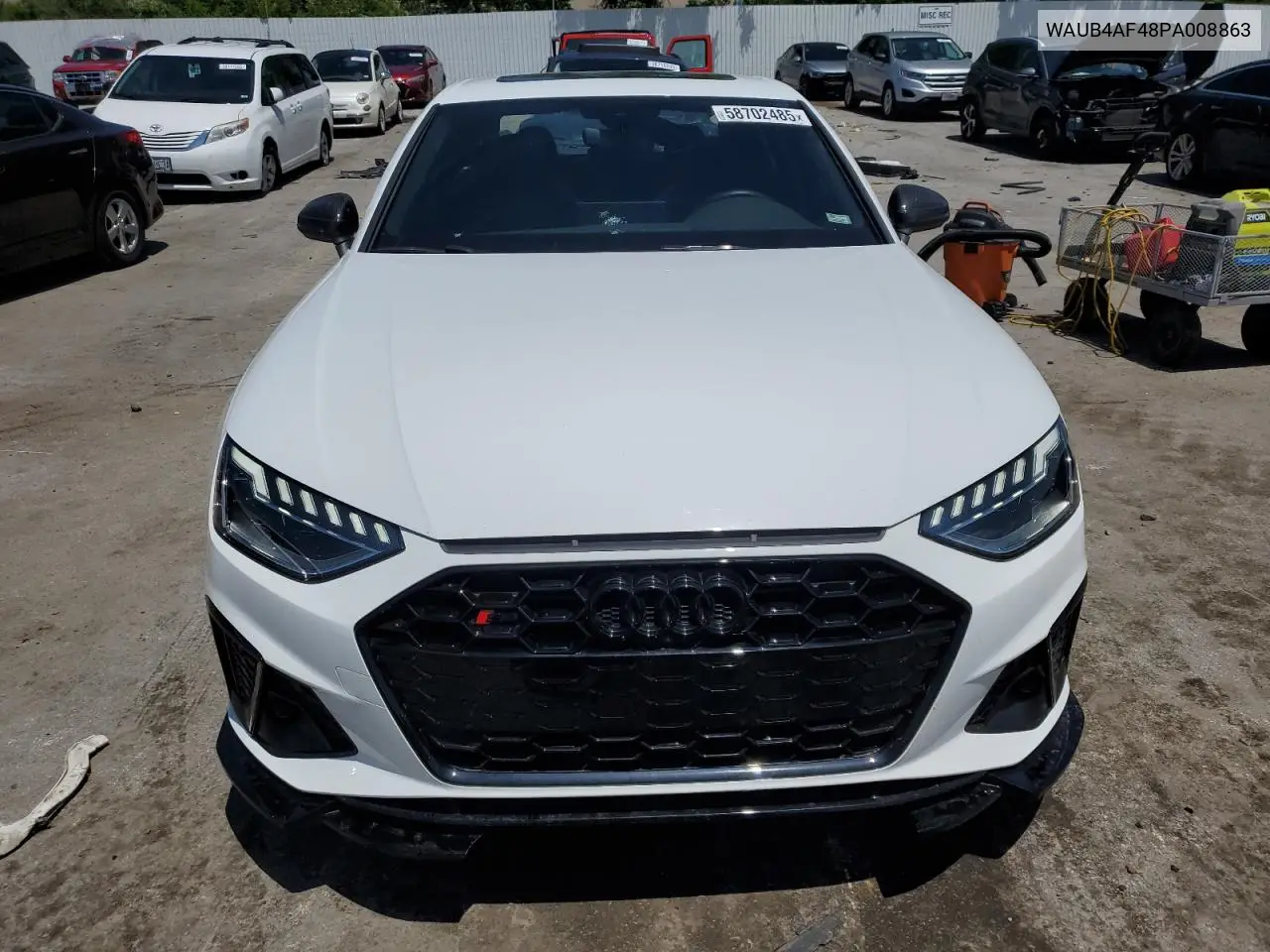 2023 Audi S4 Premium Plus VIN: WAUB4AF48PA008863 Lot: 58702485
