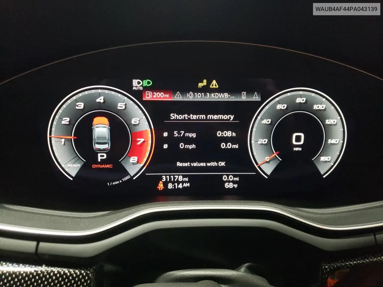 2023 Audi S4 Premium Plus VIN: WAUB4AF44PA043139 Lot: 58722225