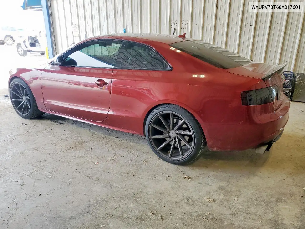 2008 Audi S5 Quattro VIN: WAURV78T68A017601 Lot: 59820365