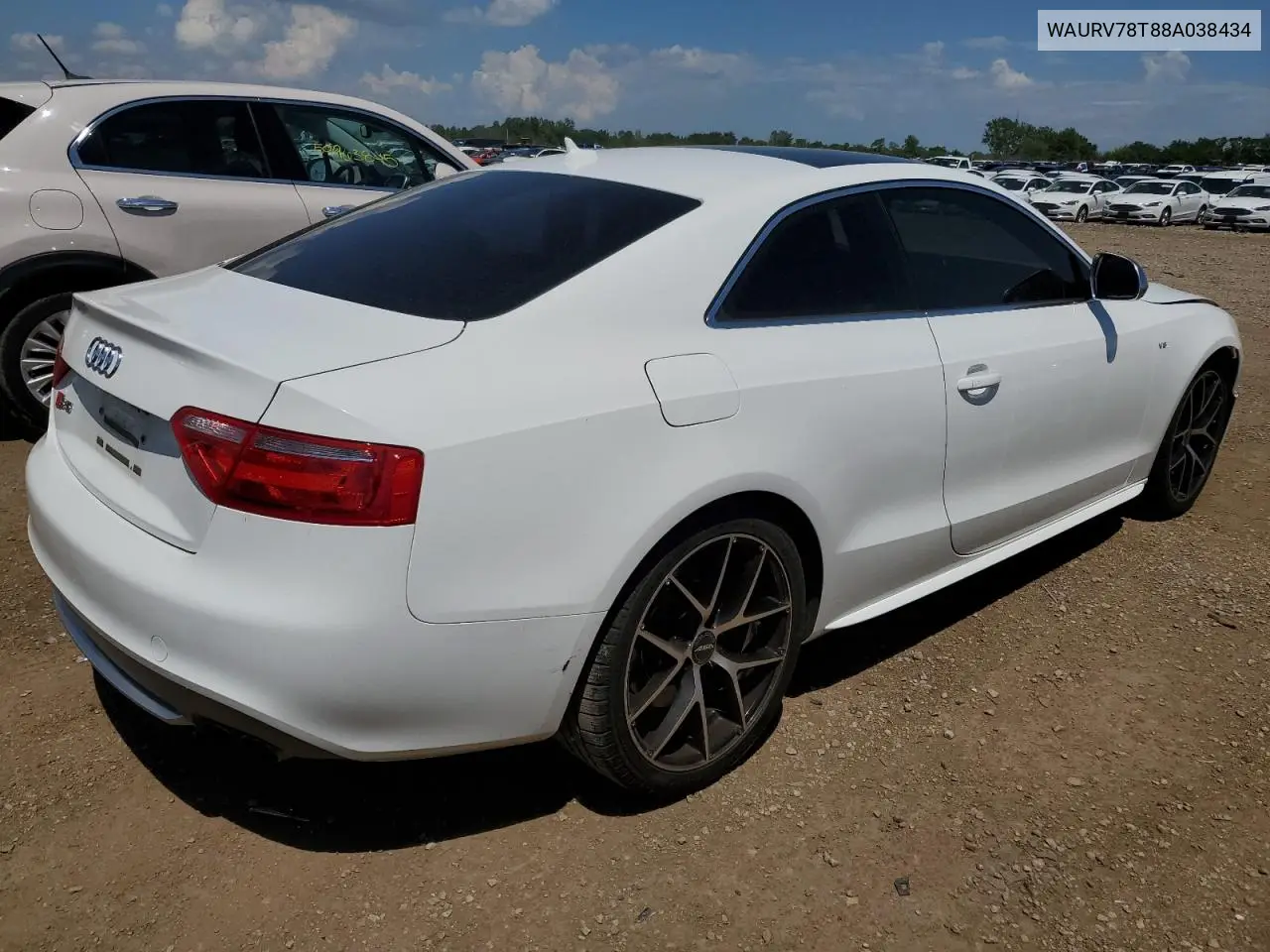 2008 Audi S5 Quattro VIN: WAURV78T88A038434 Lot: 62823365