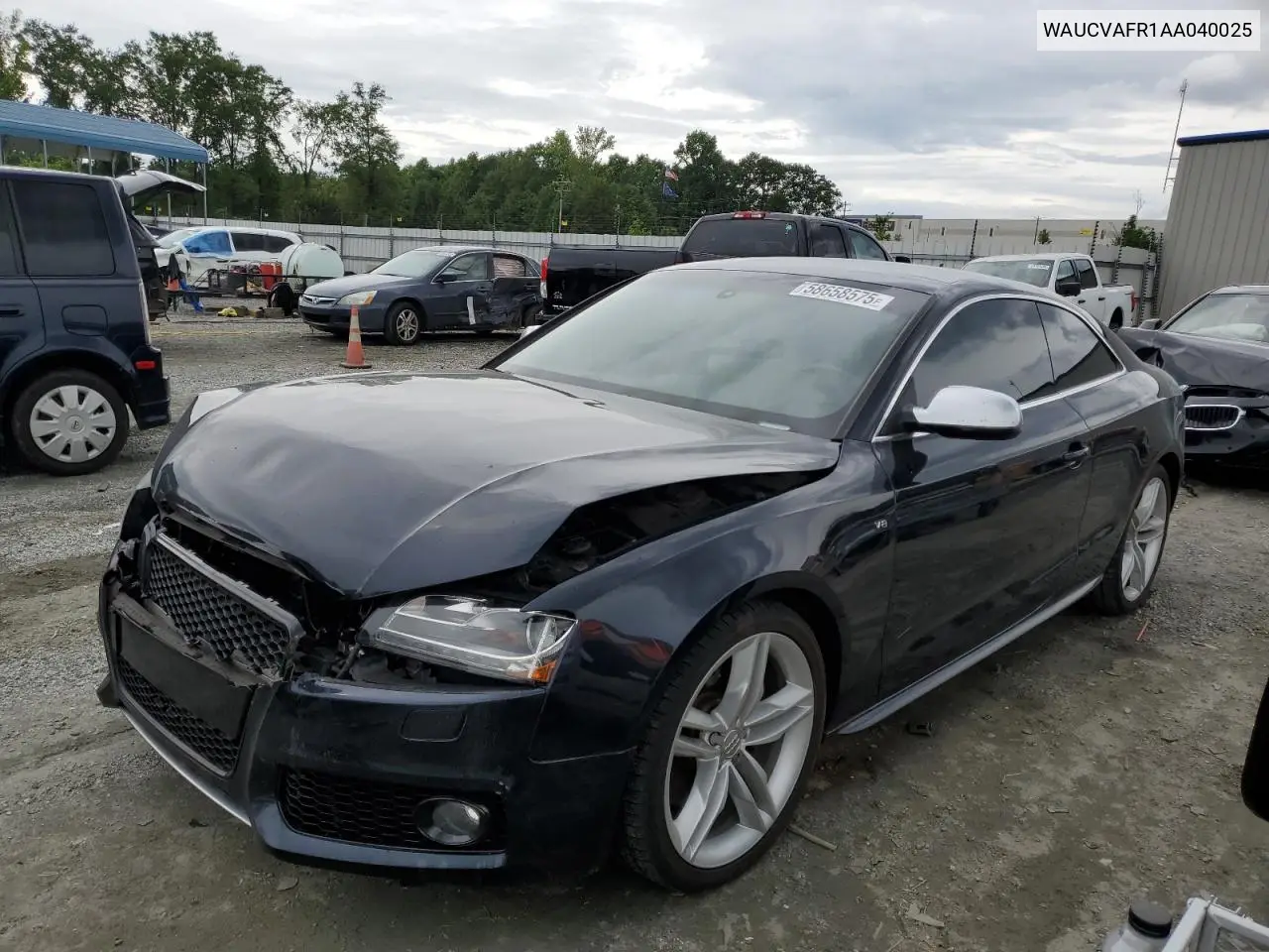2010 Audi S5 Premium Plus VIN: WAUCVAFR1AA040025 Lot: 58658575