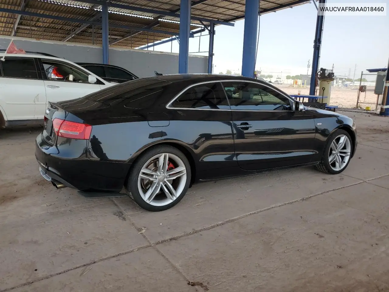 2010 Audi S5 Premium Plus VIN: WAUCVAFR8AA018460 Lot: 63109375