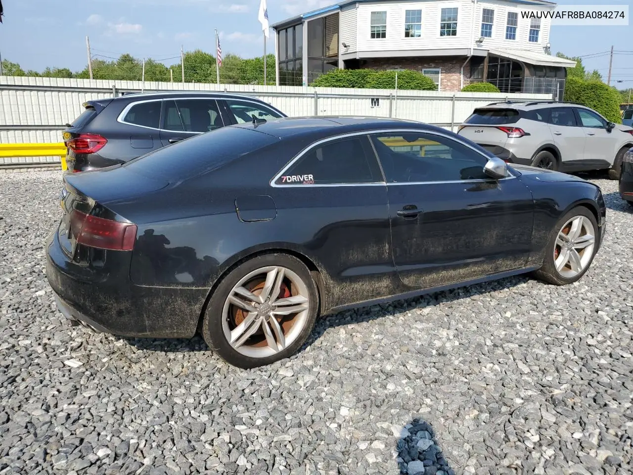2011 Audi S5 Prestige VIN: WAUVVAFR8BA084274 Lot: 59582985