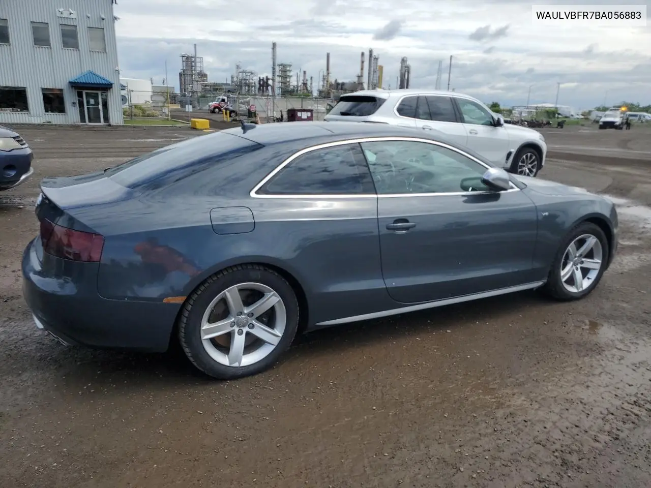 2011 Audi S5 Premium VIN: WAULVBFR7BA056883 Lot: 61803825