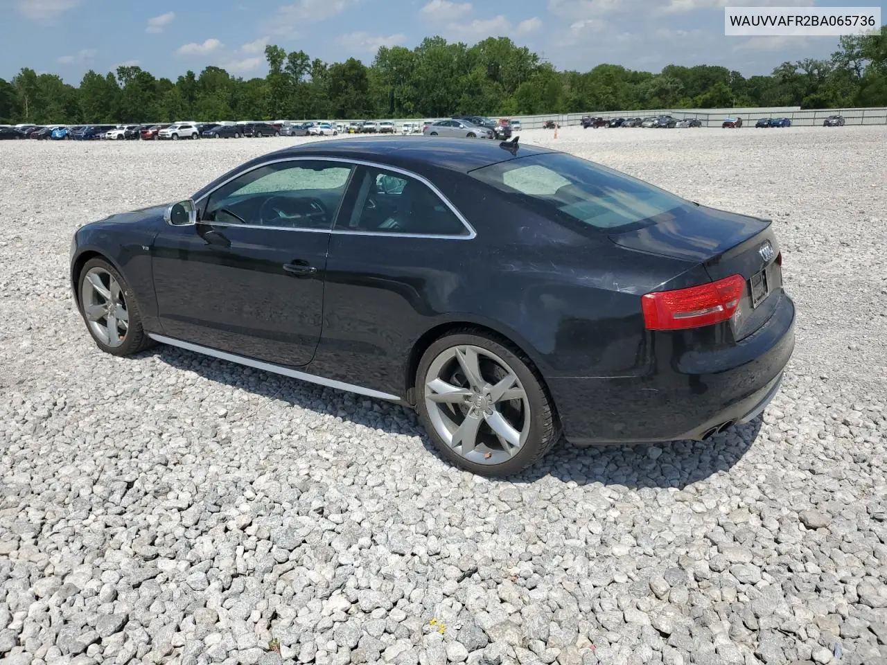 2011 Audi S5 Prestige VIN: WAUVVAFR2BA065736 Lot: 61980375