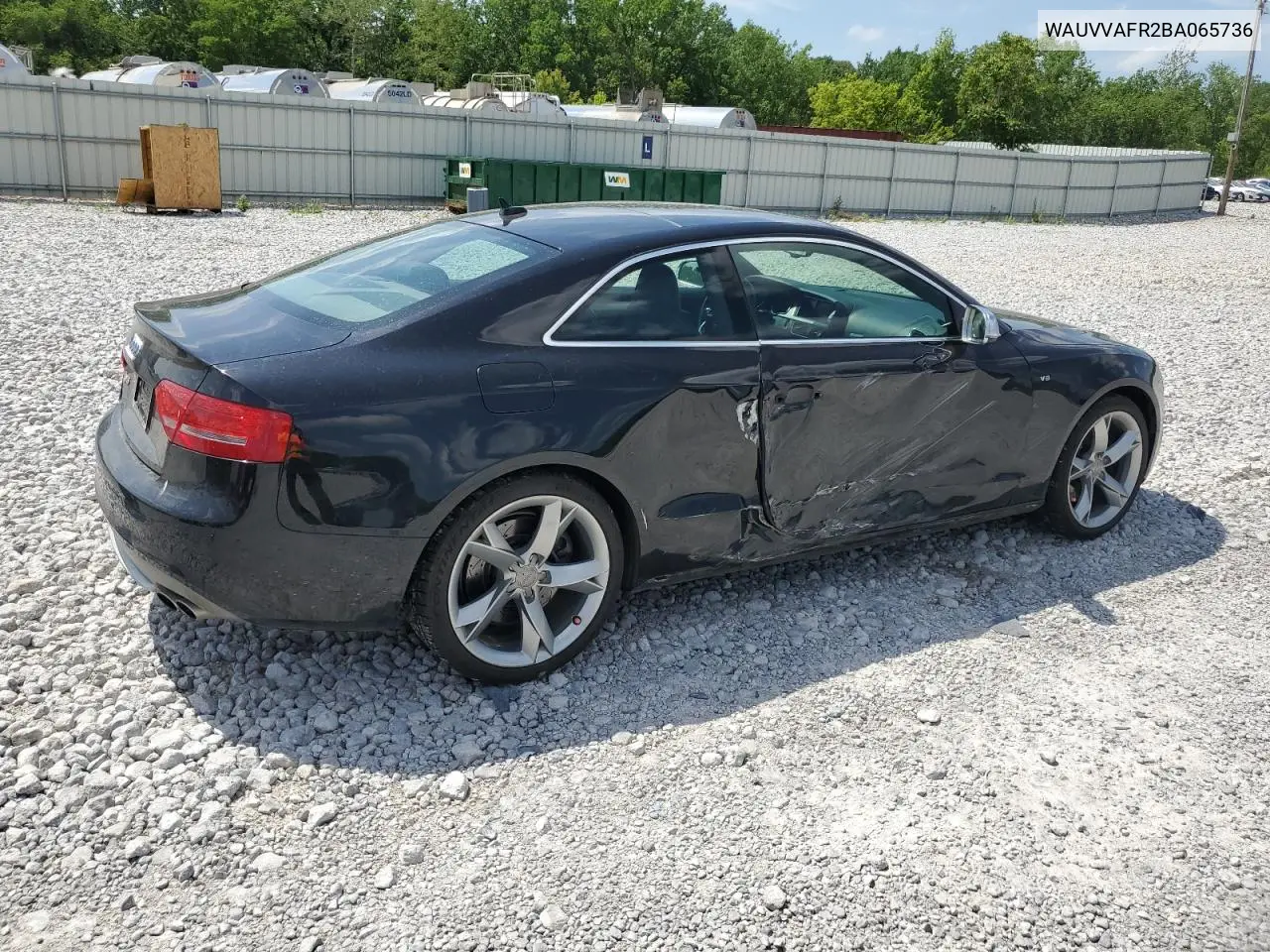 2011 Audi S5 Prestige VIN: WAUVVAFR2BA065736 Lot: 61980375