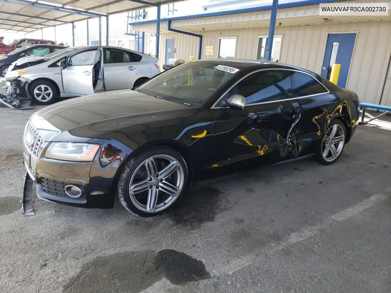 2012 Audi S5 Prestige VIN: WAUVVAFR3CA002730 Lot: 61265295