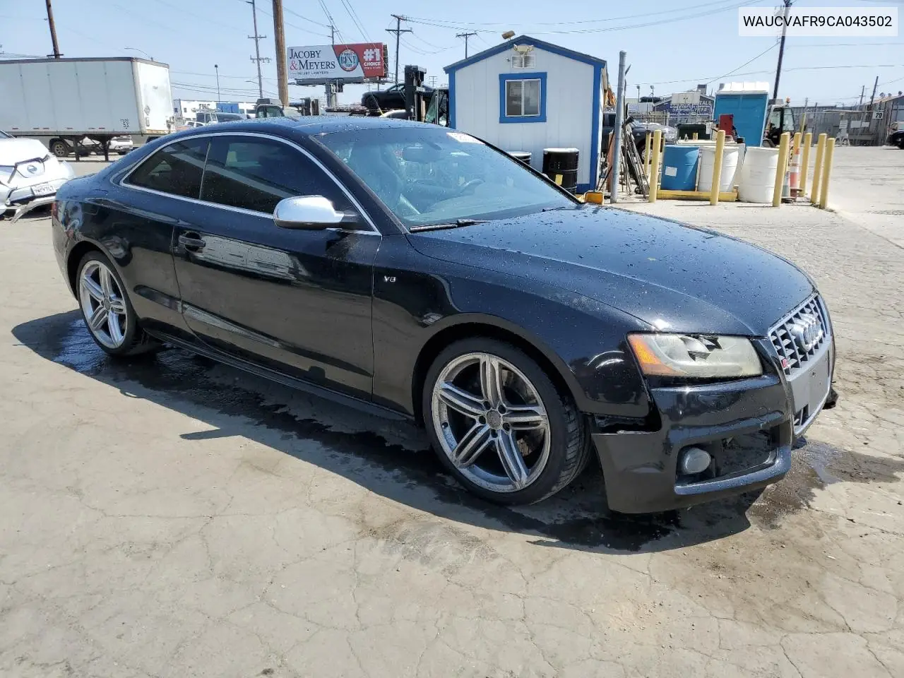 2012 Audi S5 Premium Plus VIN: WAUCVAFR9CA043502 Lot: 62597305
