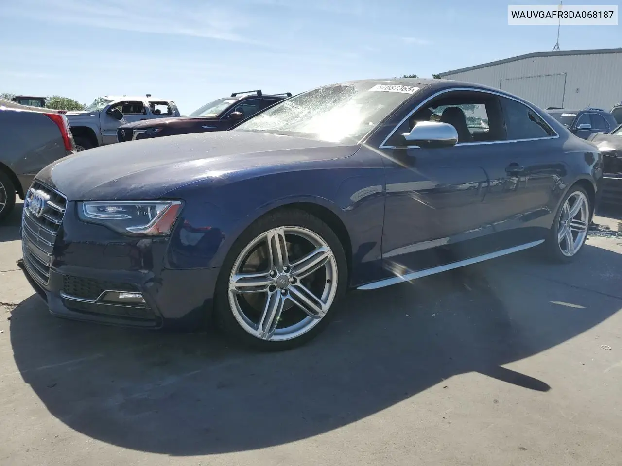 2013 Audi S5 Prestige VIN: WAUVGAFR3DA068187 Lot: 57087365
