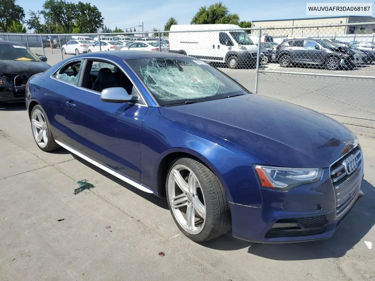 2013 Audi S5 Prestige VIN: WAUVGAFR3DA068187 Lot: 57087365