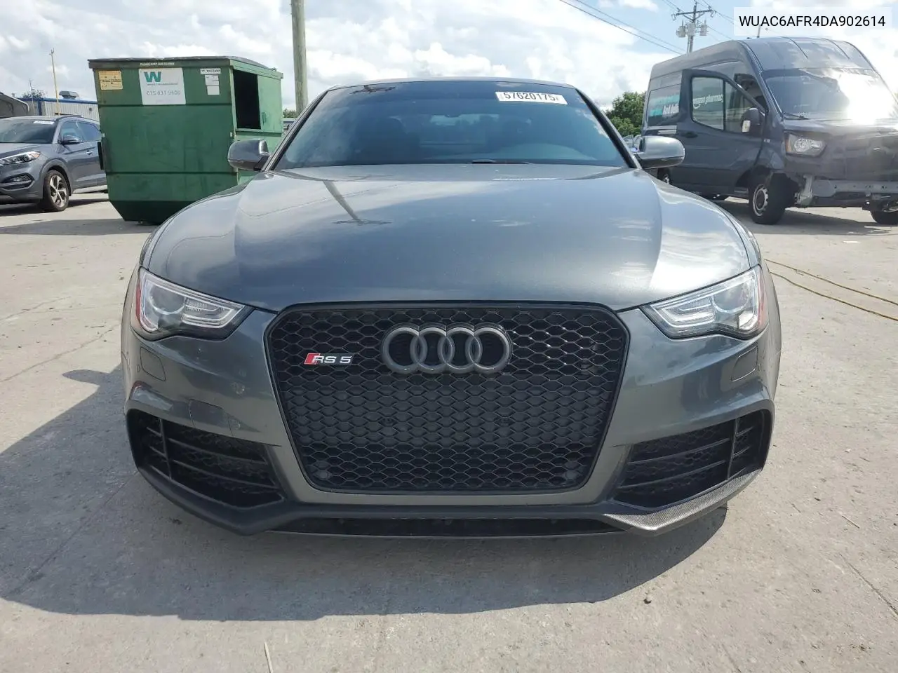 2013 Audi Rs5 VIN: WUAC6AFR4DA902614 Lot: 57620175