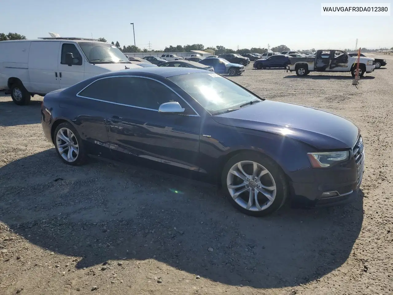2013 Audi S5 Prestige VIN: WAUVGAFR3DA012380 Lot: 60240095