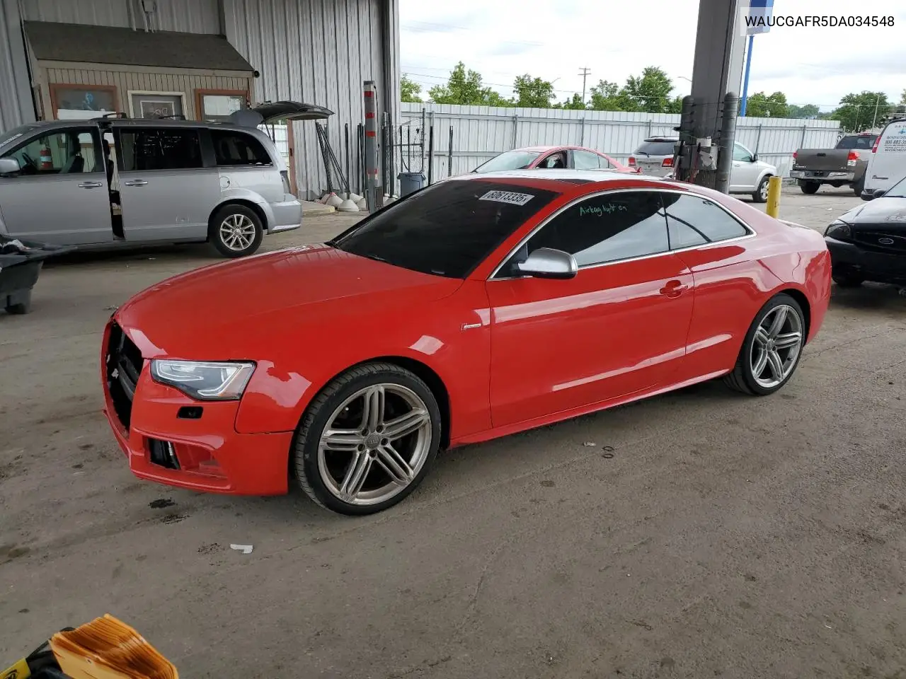 2013 Audi S5 Premium Plus VIN: WAUCGAFR5DA034548 Lot: 60613335