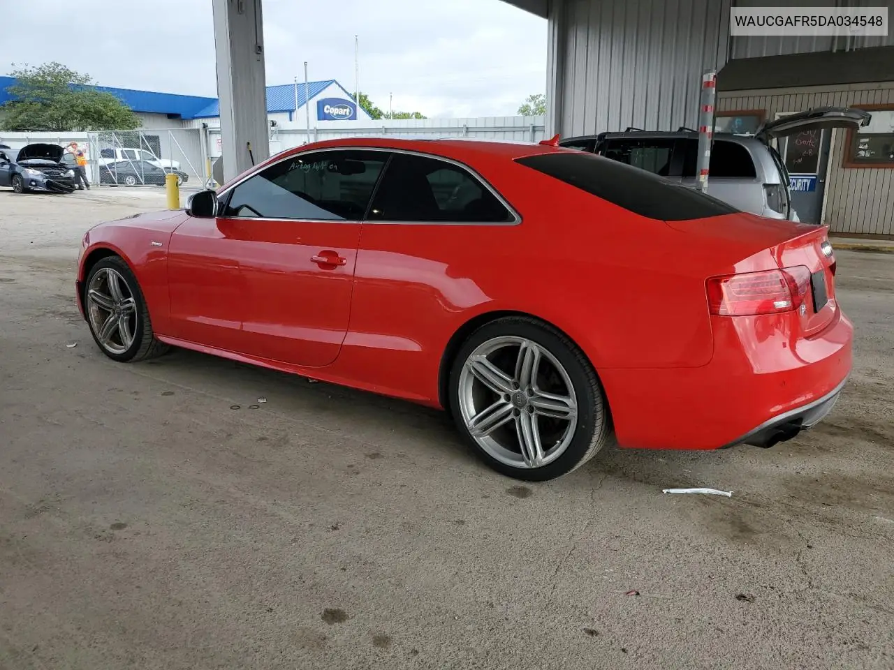 2013 Audi S5 Premium Plus VIN: WAUCGAFR5DA034548 Lot: 60613335
