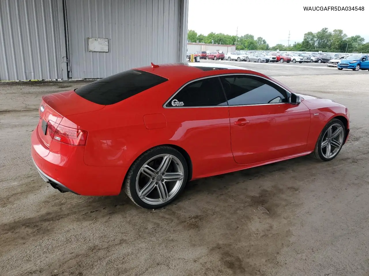 2013 Audi S5 Premium Plus VIN: WAUCGAFR5DA034548 Lot: 60613335
