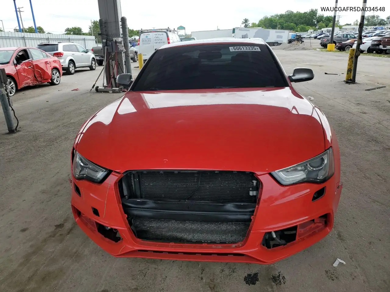 2013 Audi S5 Premium Plus VIN: WAUCGAFR5DA034548 Lot: 60613335