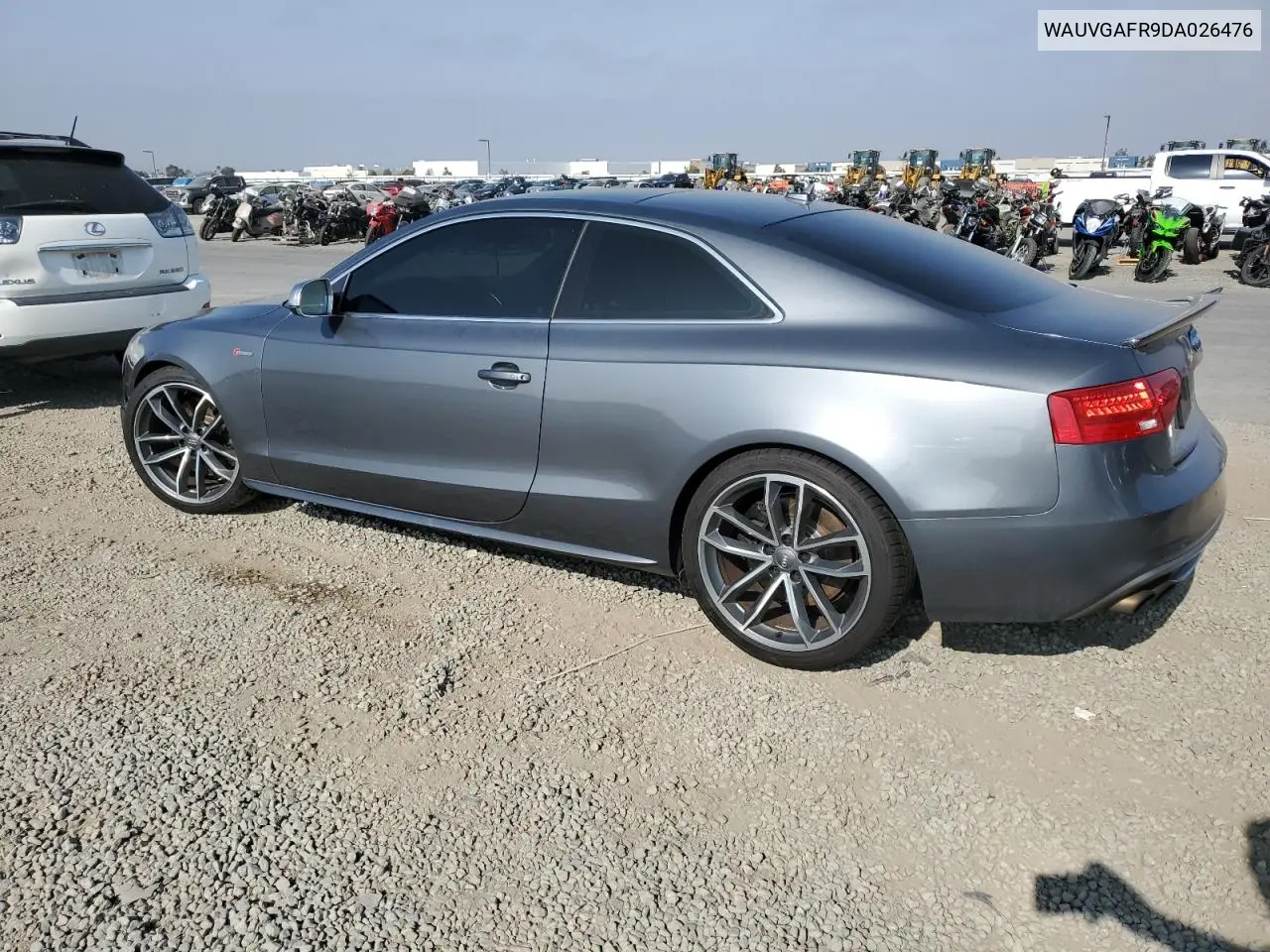 2013 Audi S5 Prestige VIN: WAUVGAFR9DA026476 Lot: 62788435