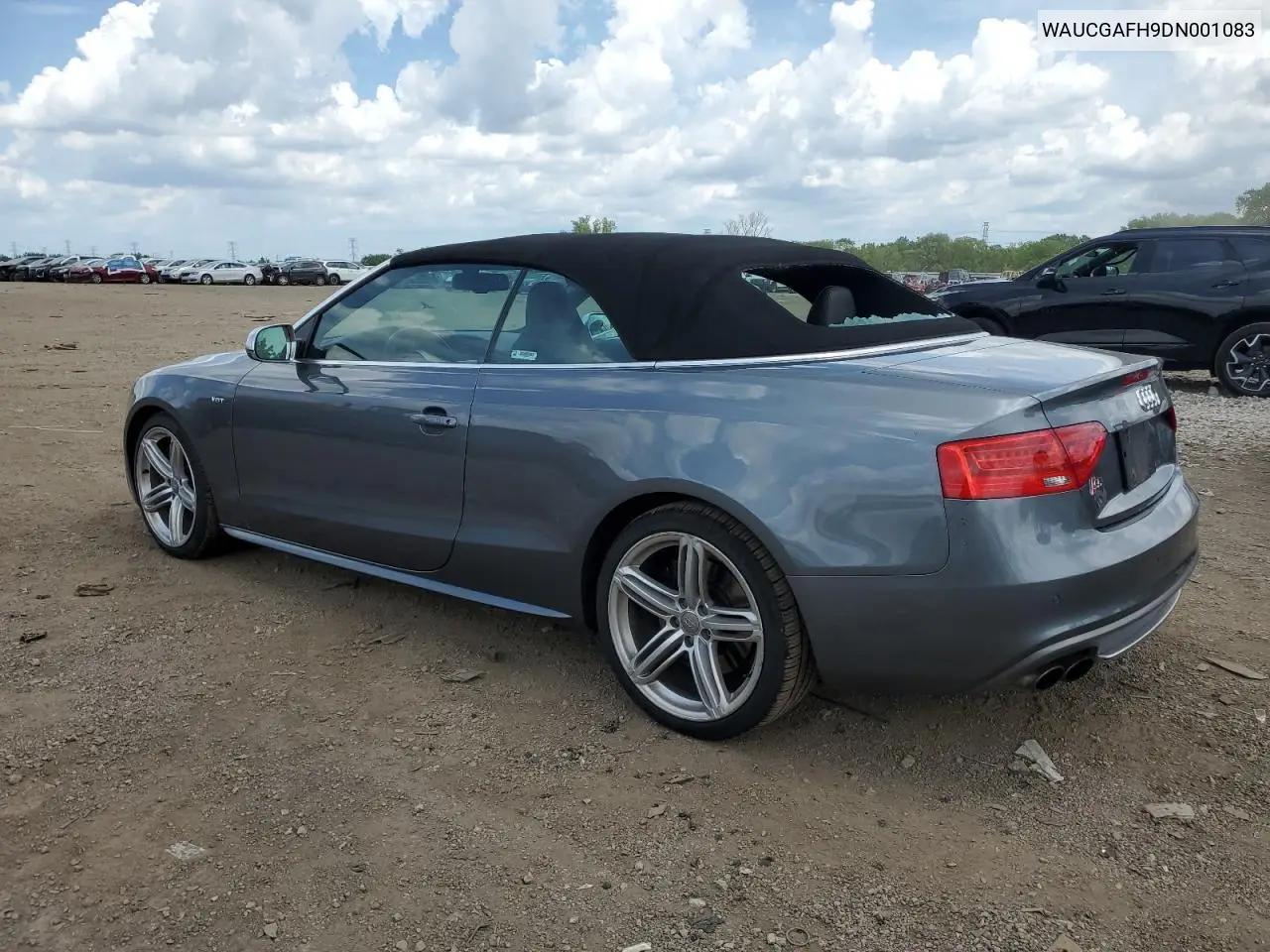 2013 Audi S5 Premium Plus VIN: WAUCGAFH9DN001083 Lot: 62885355