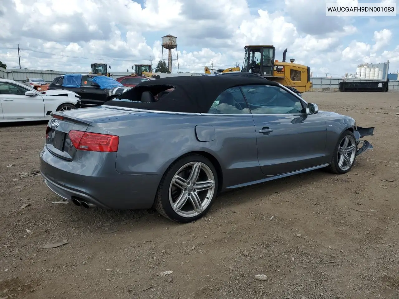2013 Audi S5 Premium Plus VIN: WAUCGAFH9DN001083 Lot: 62885355